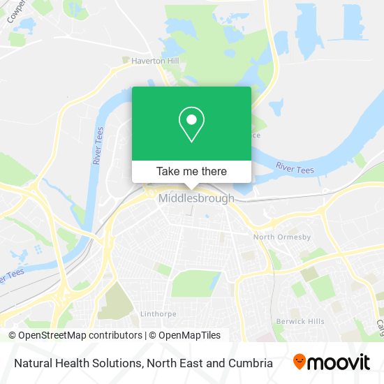 Natural Health Solutions map