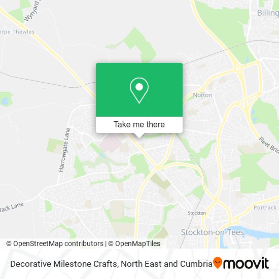Decorative Milestone Crafts map