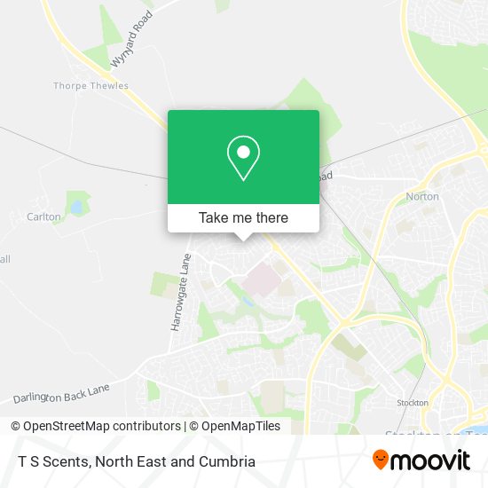 T S Scents map
