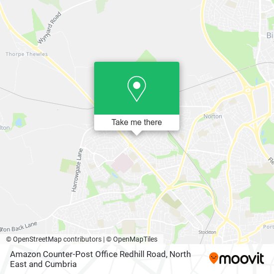 Amazon Counter-Post Office Redhill Road map
