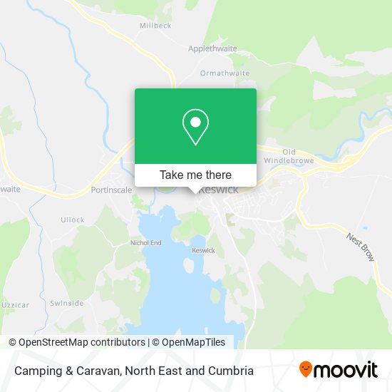 Camping & Caravan map