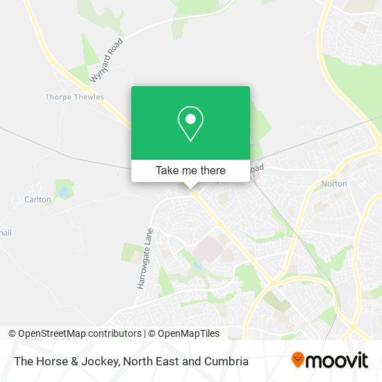 The Horse & Jockey map