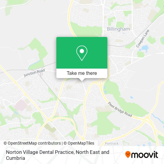 Norton Village Dental Practice map