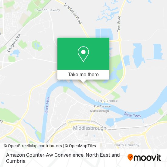 Amazon Counter-Aw Convenience map