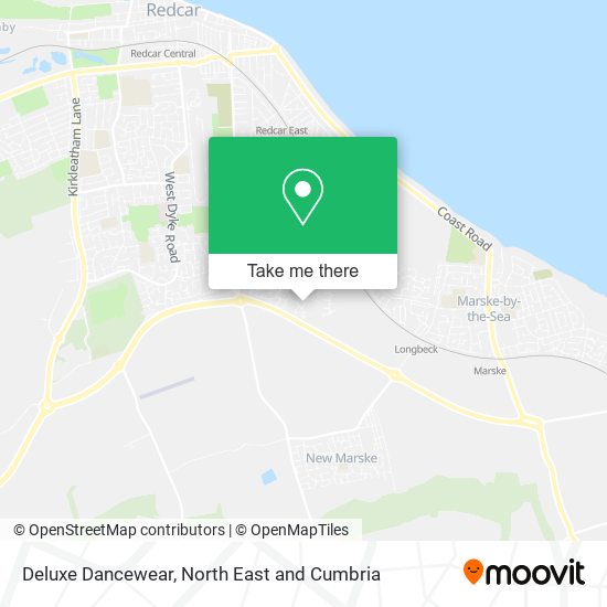 Deluxe Dancewear map
