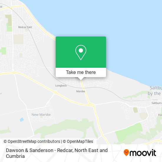 Dawson & Sanderson - Redcar map
