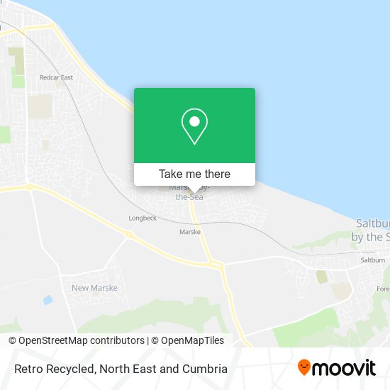 Retro Recycled map