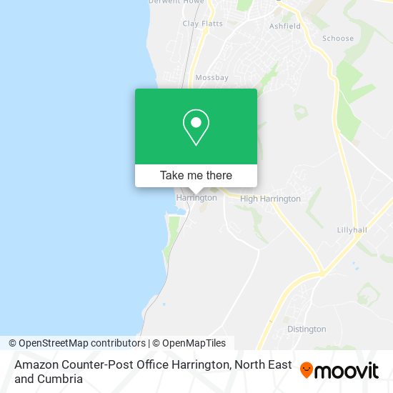 Amazon Counter-Post Office Harrington map