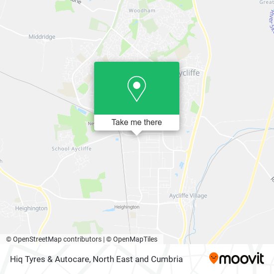 Hiq Tyres & Autocare map