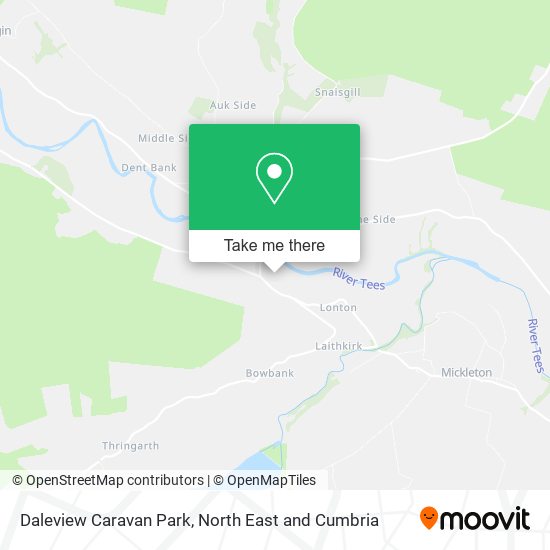 Daleview Caravan Park map