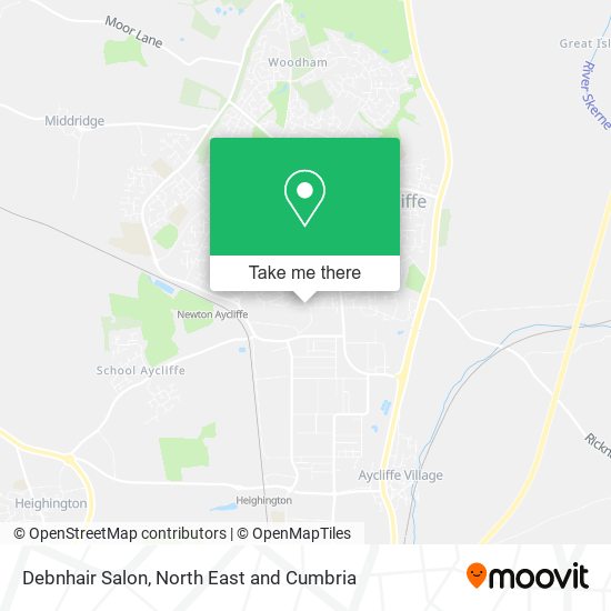 Debnhair Salon map