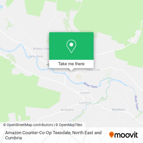 Amazon Counter-Co-Op Teesdale map