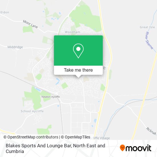 Blakes Sports And Lounge Bar map