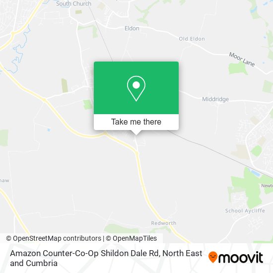 Amazon Counter-Co-Op Shildon Dale Rd map
