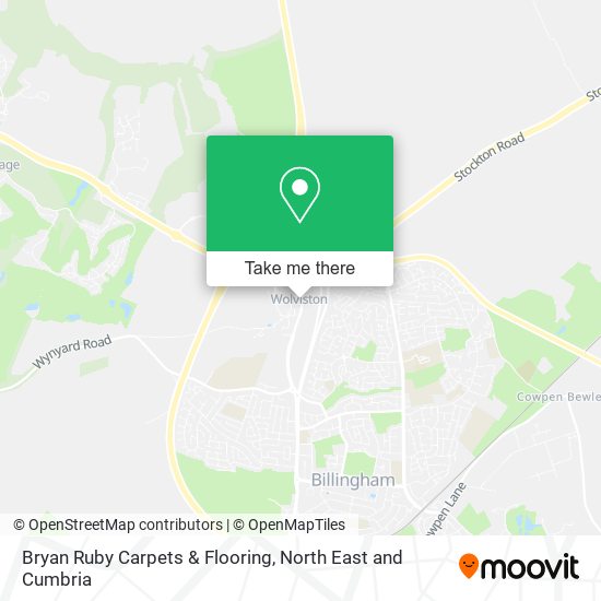 Bryan Ruby Carpets & Flooring map