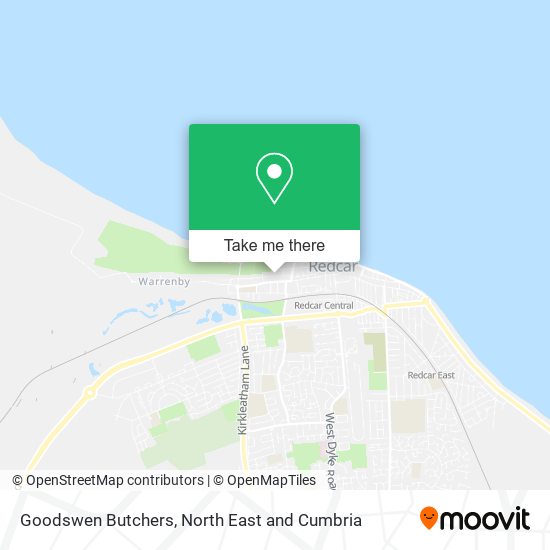 Goodswen Butchers map