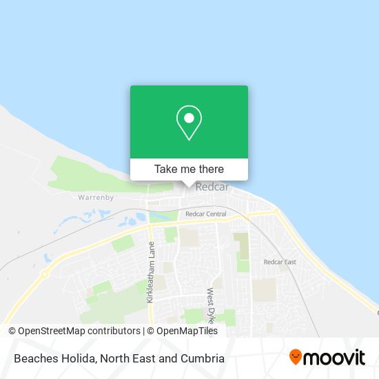 Beaches Holida map
