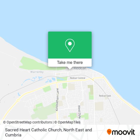 Sacred Heart Catholic Church map