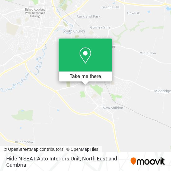 Hide N SEAT Auto Interiors Unit map
