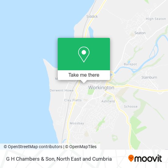 G H Chambers & Son map