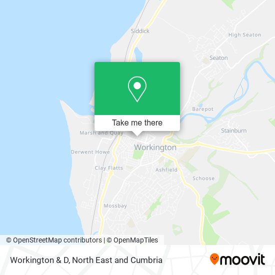 Workington & D map
