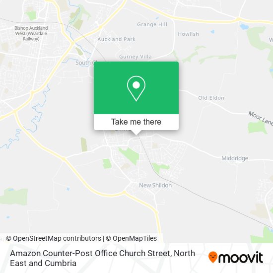 Amazon Counter-Post Office Church Street map