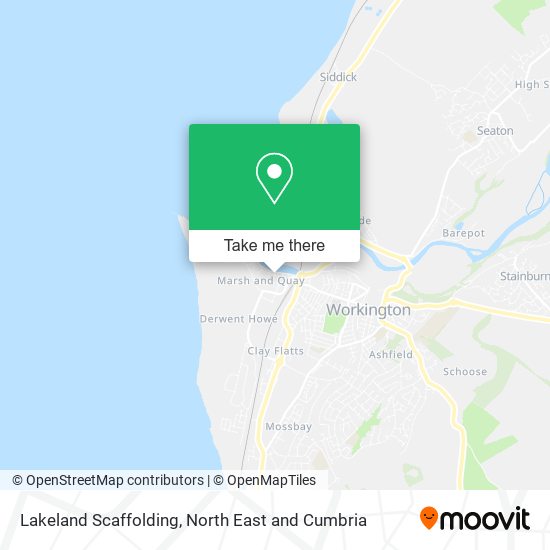 Lakeland Scaffolding map