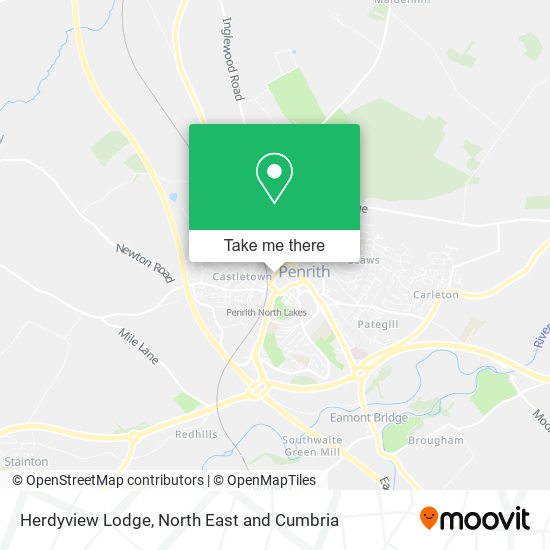 Herdyview Lodge map