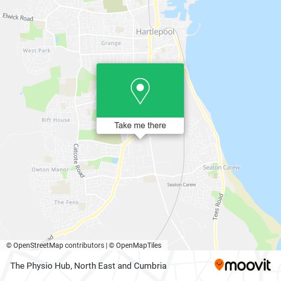 The Physio Hub map