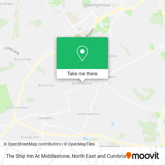 The Ship Inn At Middlestone map