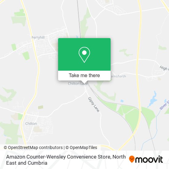 Amazon Counter-Wensley Convenience Store map