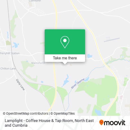 Lamplight - Coffee House & Tap Room map