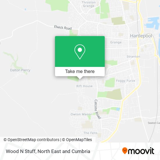 Wood N Stuff map