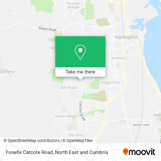Fonefix Catcote Road map