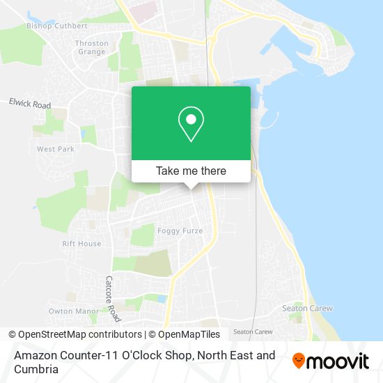 Amazon Counter-11 O'Clock Shop map