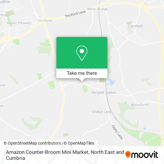 Amazon Counter-Broom Mini Market map