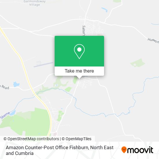 Amazon Counter-Post Office Fishburn map