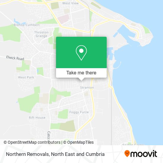 Northern Removals map