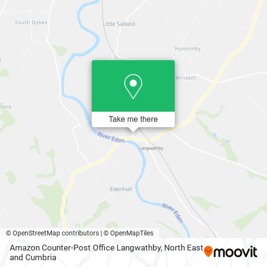 Amazon Counter-Post Office Langwathby map