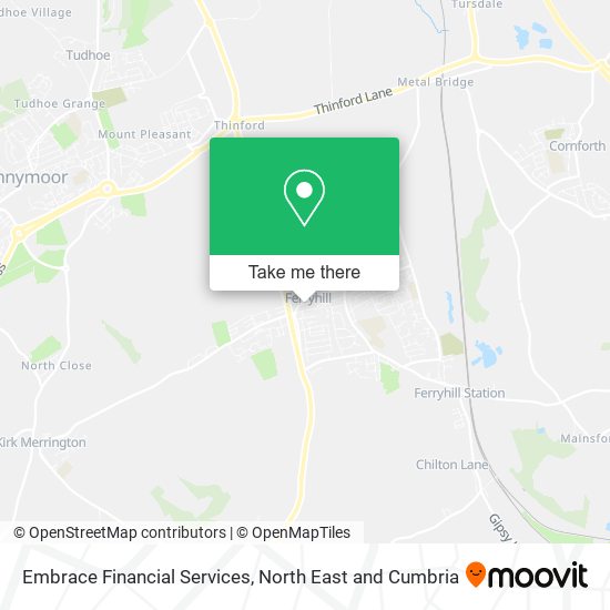 Embrace Financial Services map
