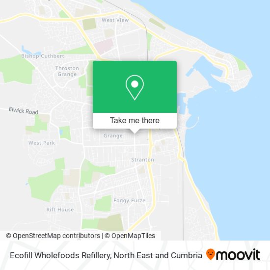 Ecofill Wholefoods Refillery map