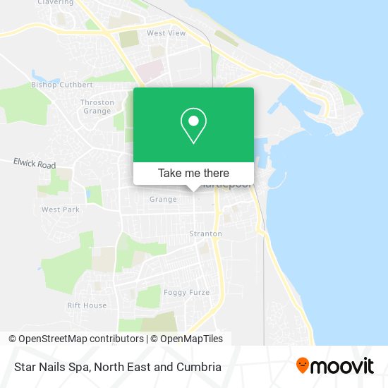 Star Nails Spa map