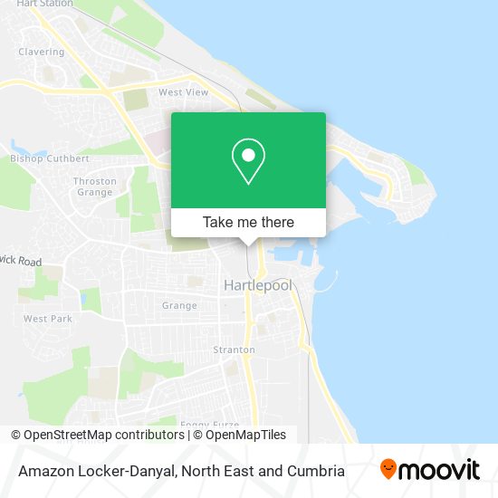 Amazon Locker-Danyal map