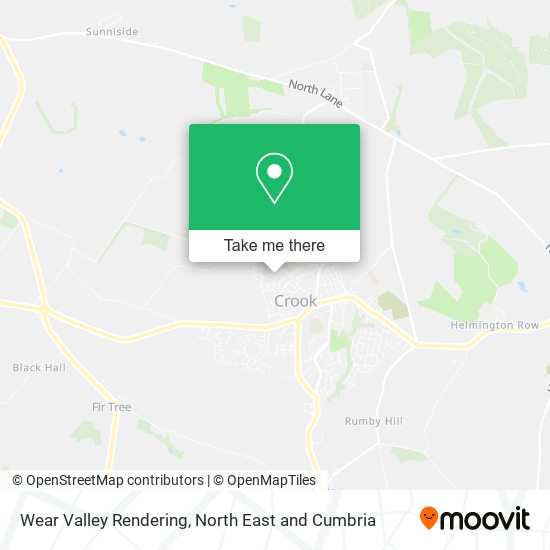 Wear Valley Rendering map