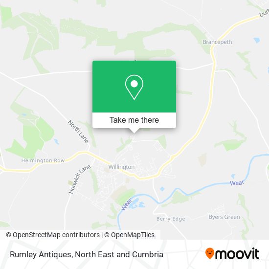 Rumley Antiques map
