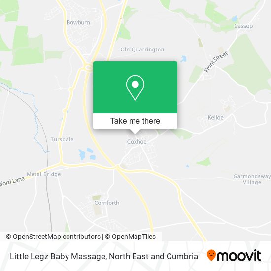 Little Legz Baby Massage map