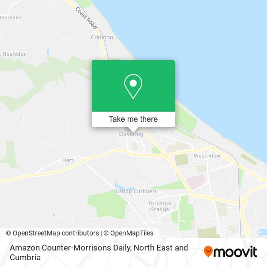 Amazon Counter-Morrisons Daily map