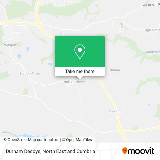 Durham Decoys map