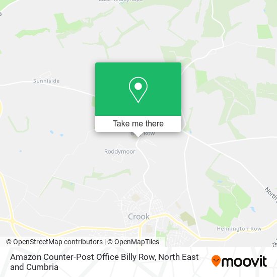 Amazon Counter-Post Office Billy Row map