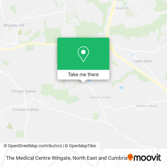 The Medical Centre Wingate map
